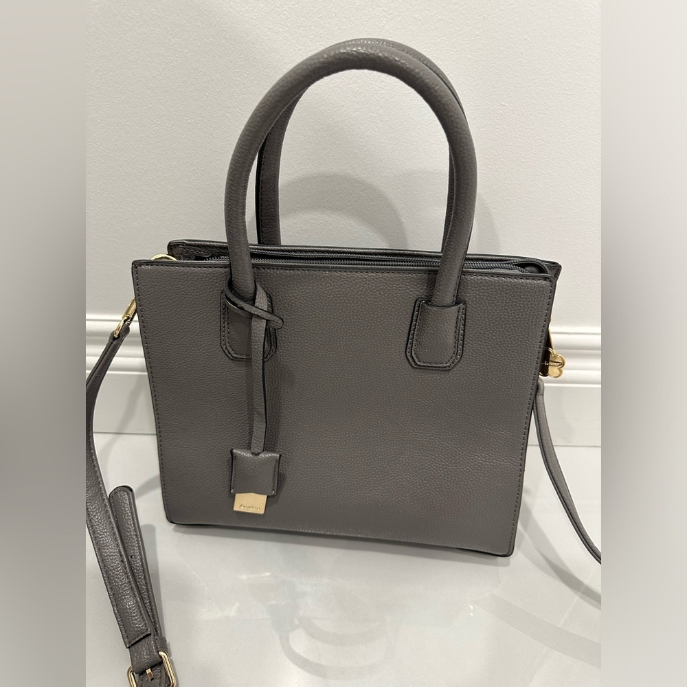 Grey crossbody bag